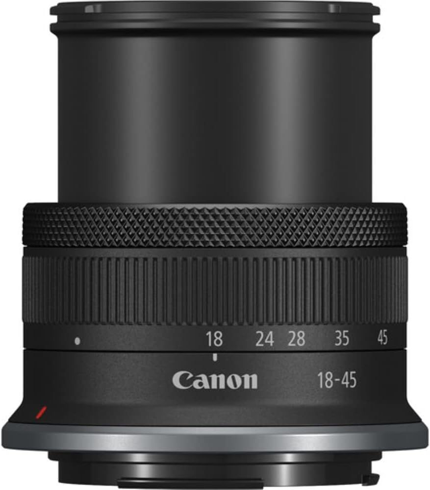 Provides a clean, catalog-style product image showing the Canon 18-45mm lens on a white background with no distractions, allowing shoppers to clearly see the…