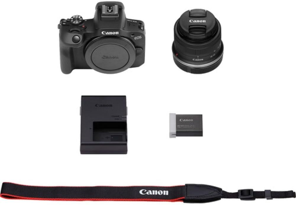 Shows all the items included in the camera kit purchase, helping shoppers understand the complete package they will receive.