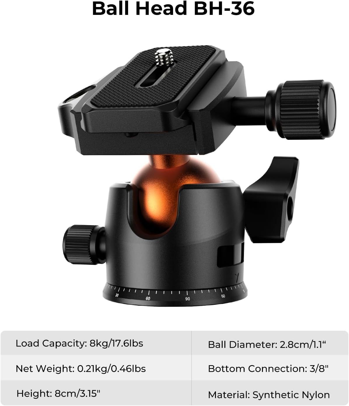 Provides detailed technical specifications and physical dimensions to help shoppers understand the product's size, weight capacity, and compatibility with their equipment.
