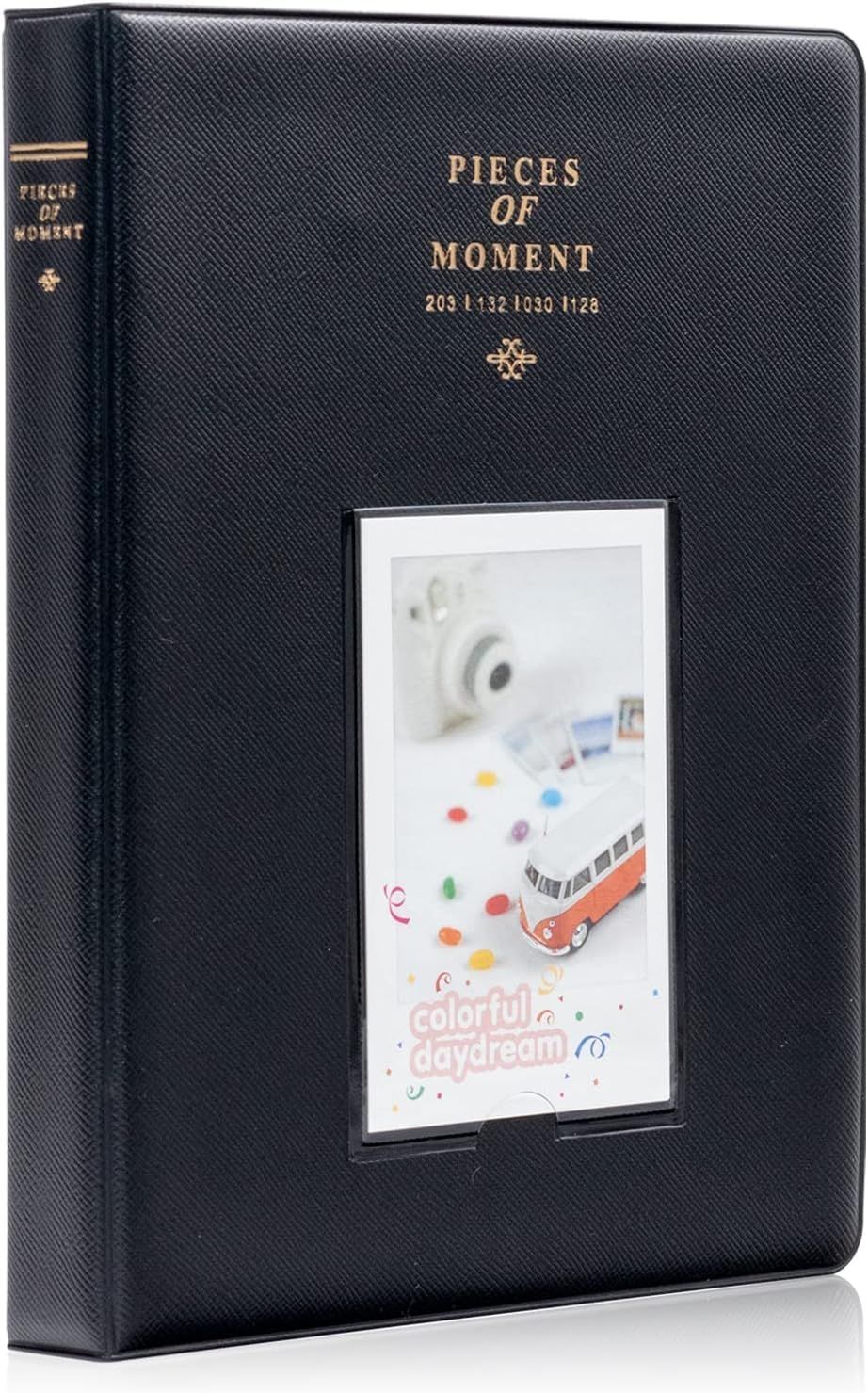 Shows the photo album product in a clean, catalog-style presentation to give shoppers a clear view of the physical product design and its front display window…
