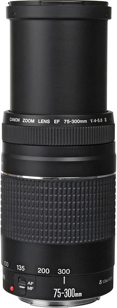 Provides a clean, catalog-style view of the Canon zoom lens on a white background with no text overlays or design elements, allowing shoppers to see the…