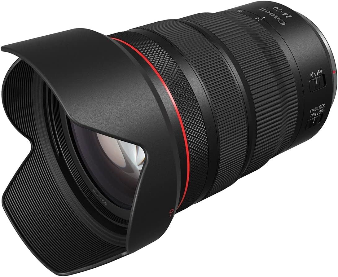 Provides a clean, catalog-style view of the camera lens product on a white background, allowing shoppers to see the physical product clearly without distractions.