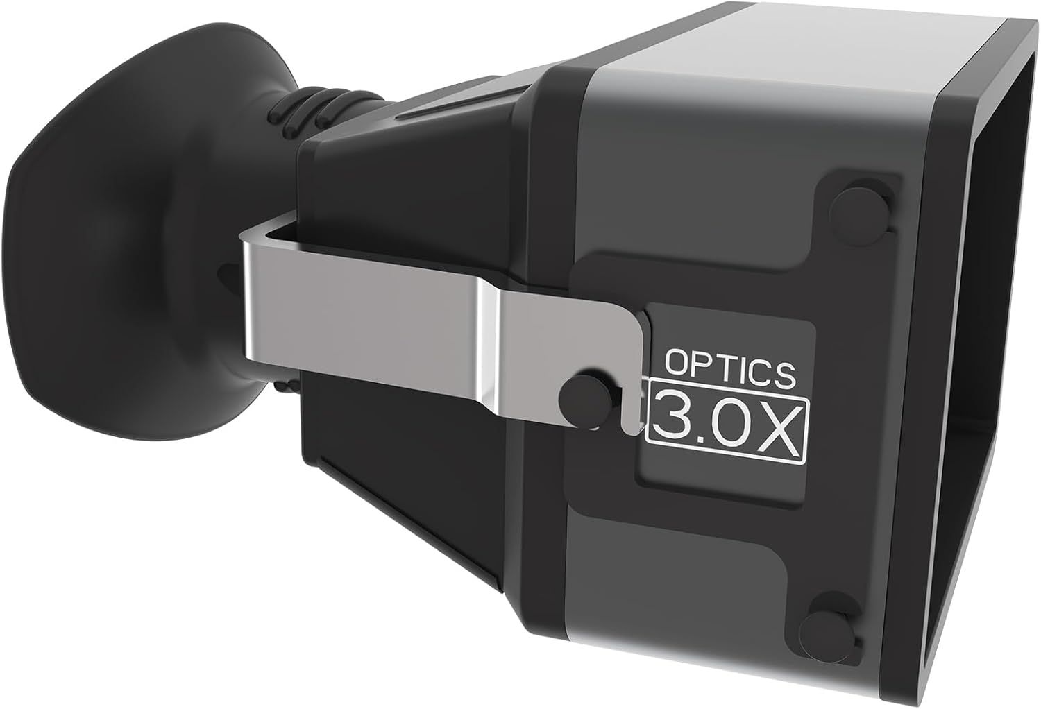 Communicates the optical magnification capability of the device, highlighting the 3.0X zoom performance as a key technical specification to help shoppers understand the product's viewing power.