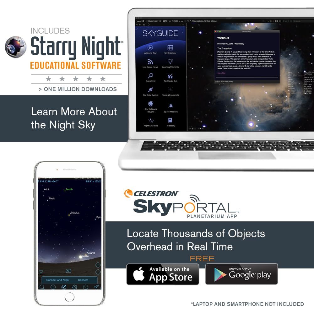 Communicates the digital software and apps included with the product purchase, emphasizing educational value and free mobile app access to enhance the…