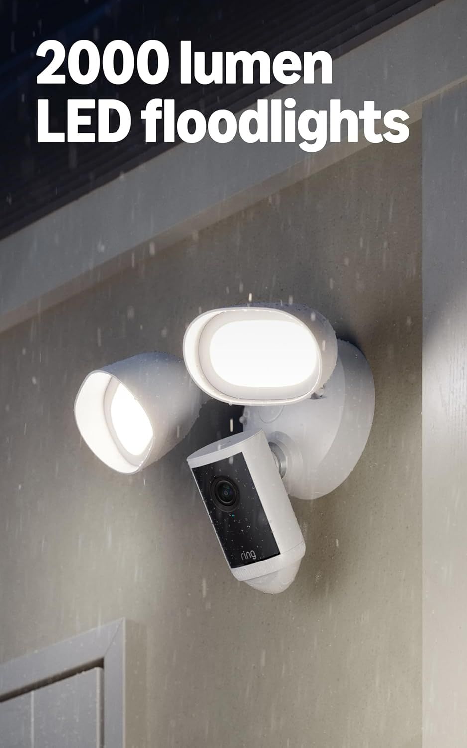 Highlights the high brightness output of the LED floodlights to communicate powerful illumination capability and reassure shoppers about the product's lighting performance. Communicates the key…