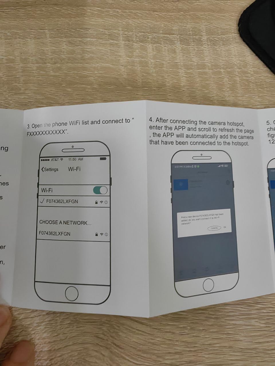 Provides step-by-step instructions for connecting the camera to WiFi and adding it to the mobile app, helping shoppers understand the setup process is straightforward.