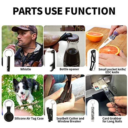 Demonstrates the multiple functions and tools included in this multi-tool product, showing shoppers the versatility and range of practical uses across…