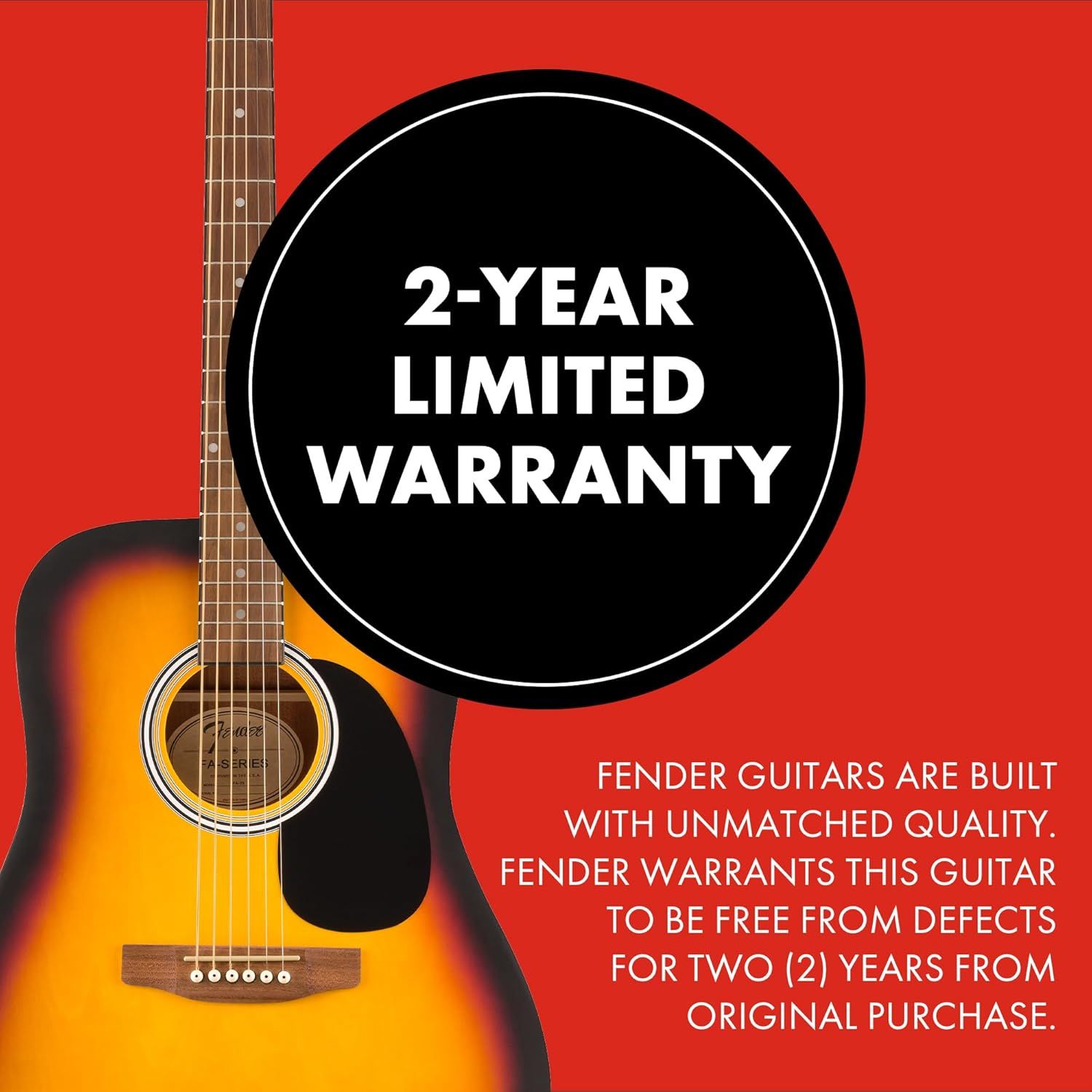 Communicates the warranty coverage to reassure shoppers about product quality and provide confidence in their purchase with defect protection.