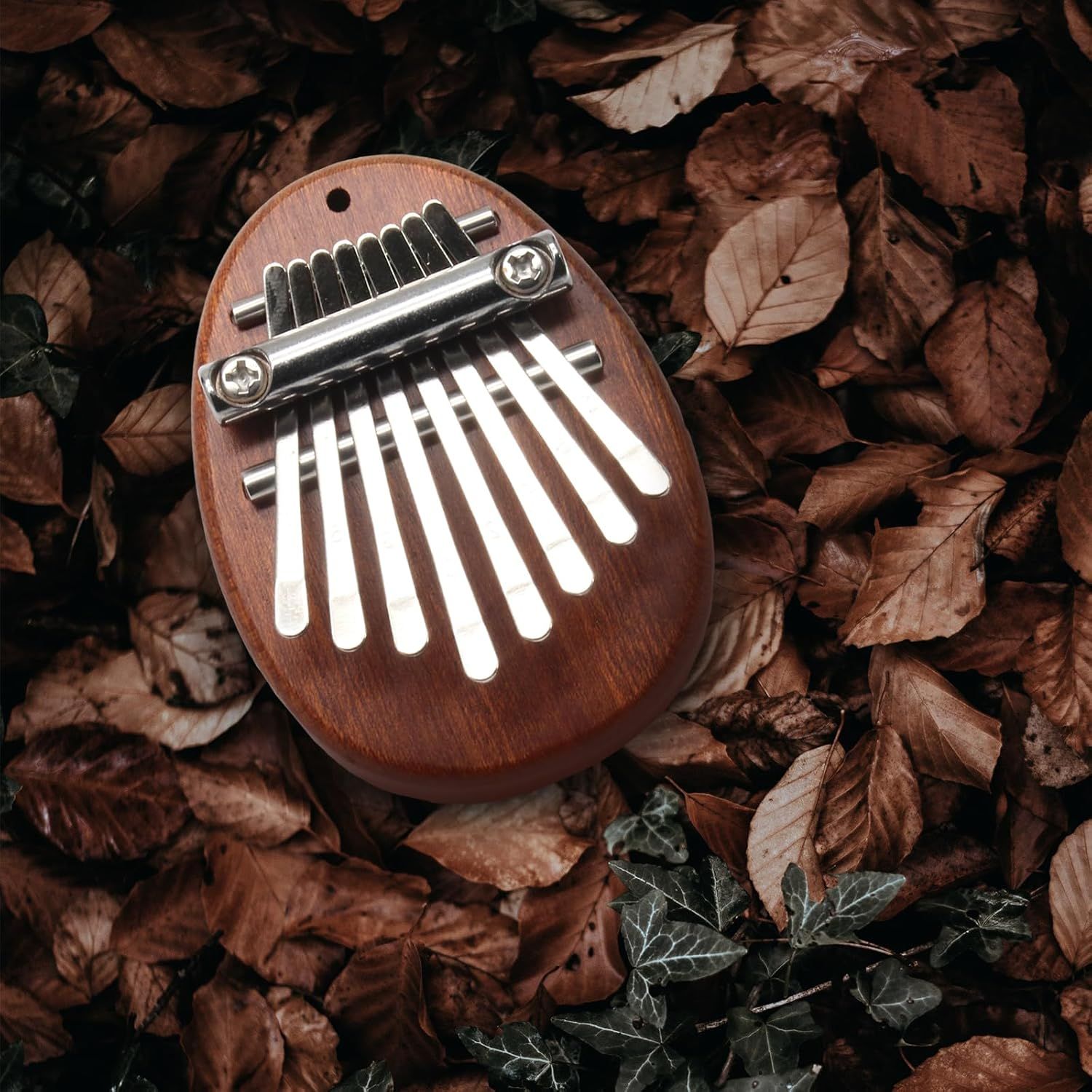 Showcases the product in a natural, earthy environment to evoke a sense of organic beauty and connection to nature, appealing to shoppers who value handcrafted or natural aesthetic products.