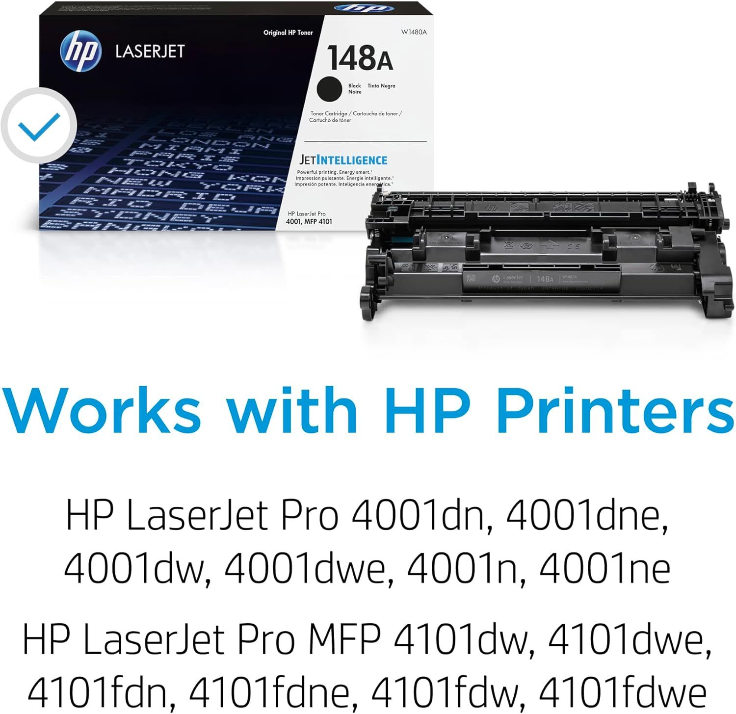 Reassures shoppers that this is an authentic Original HP toner cartridge with JetIntelligence technology, emphasizing quality and compatibility with specific HP LaserJet Pro printer models.…