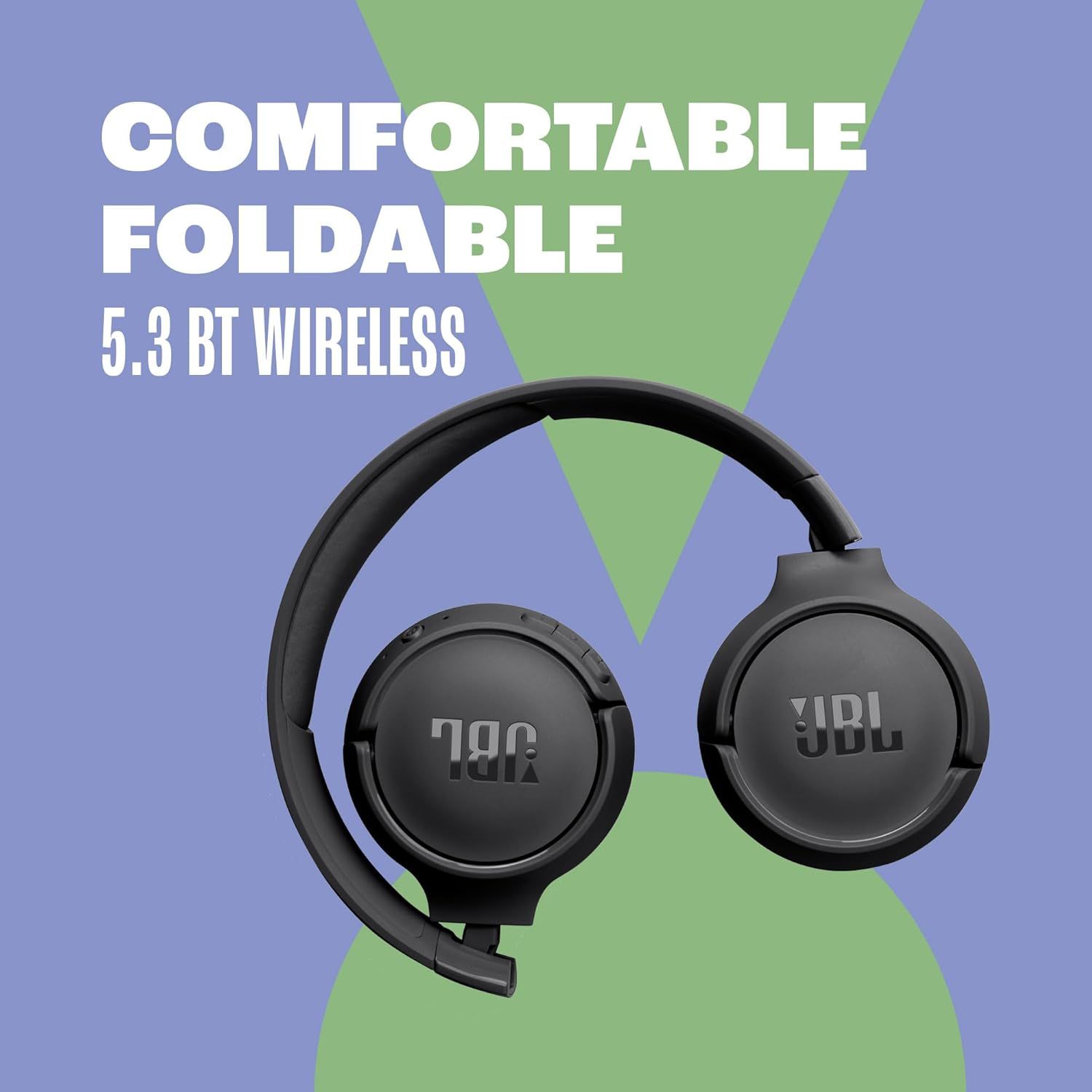 Communicates the key benefits of comfort, portability (foldable design), and wireless connectivity to reassure shoppers this is a convenient and modern…
