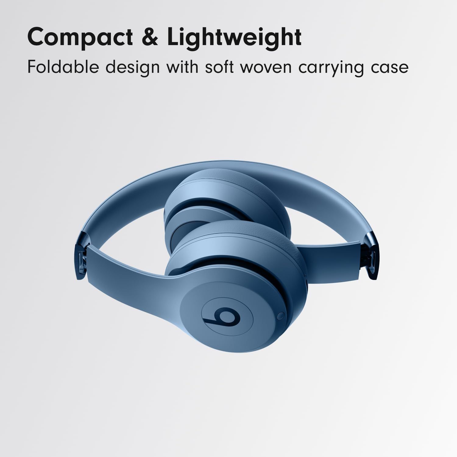 Communicates the product's portability and travel-friendly design by highlighting its compact, lightweight, and foldable nature with included carrying case.