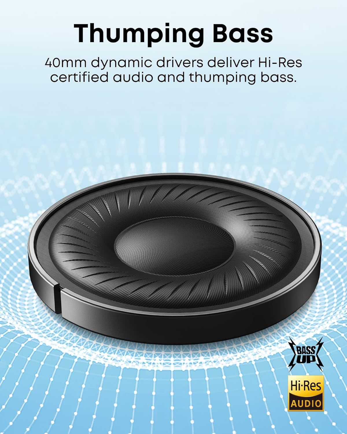 Highlights the internal speaker driver component to communicate superior audio quality through Hi-Res certified audio and powerful bass performance.…