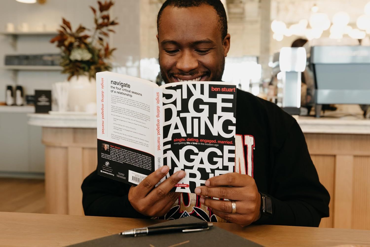 Shows the product being enjoyed in a natural, everyday setting to help shoppers visualize themselves using it and create an emotional connection.