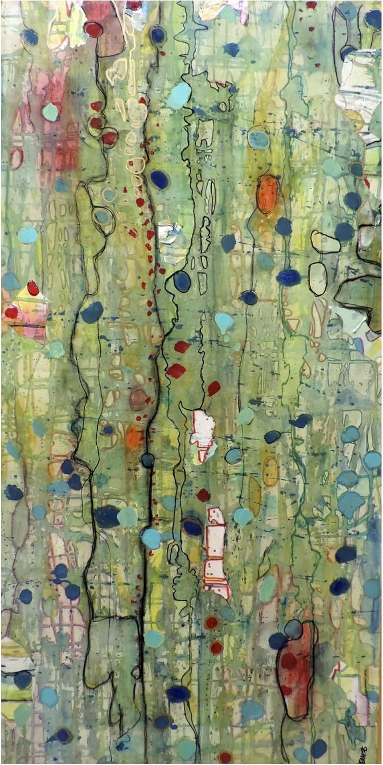 This appears to be an abstract artwork or decorative painting, not an Amazon product image. It does not fit any of the secondary image categorization tags as it does not depict a product, features,…