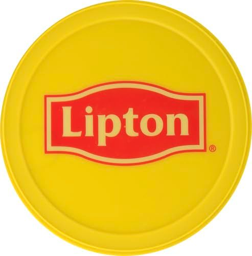 Displays the Lipton brand logo prominently to build brand recognition and trust with shoppers.