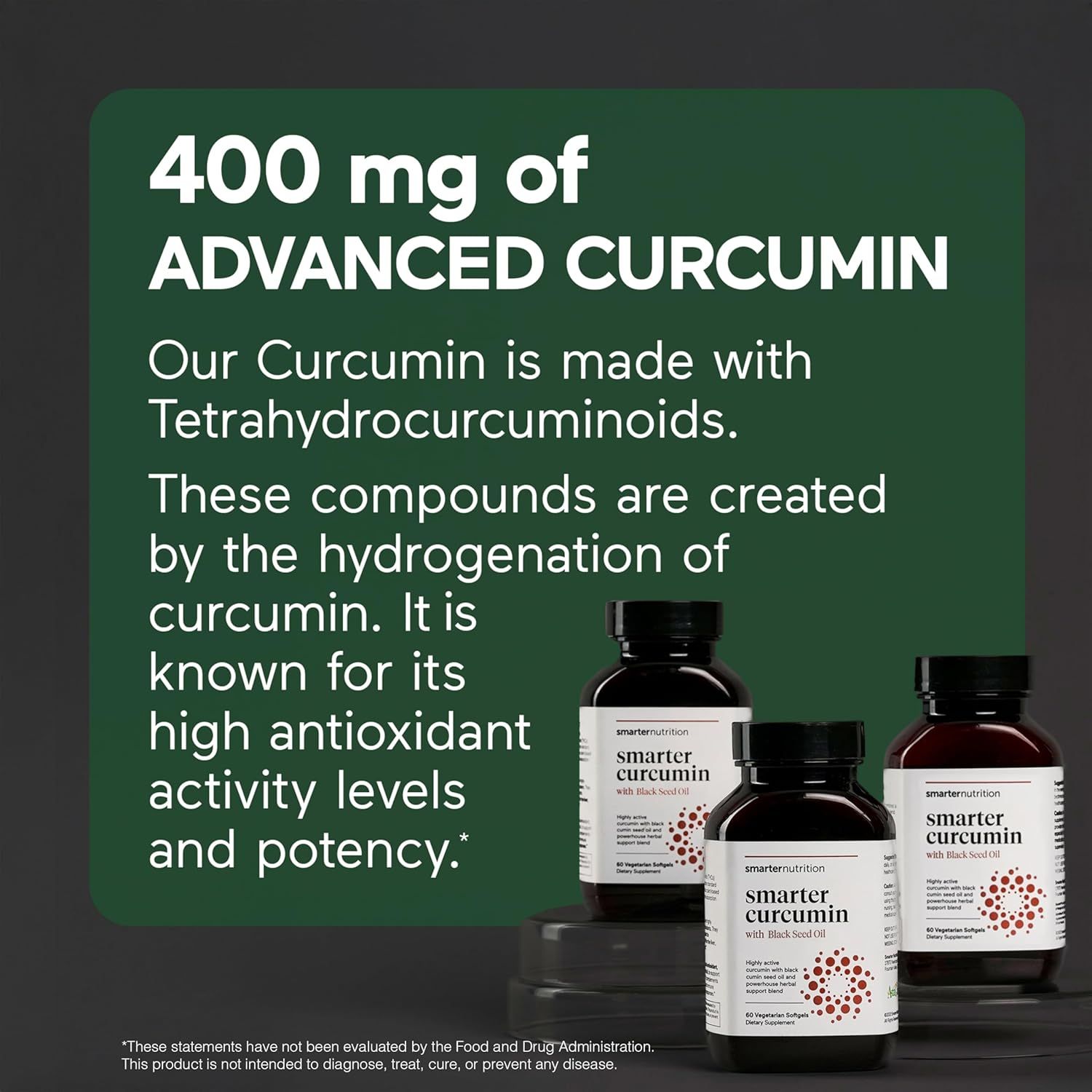 Highlights the specific dosage and advanced formulation of curcumin to communicate product potency and quality to shoppers. Communicates the key benefit of…