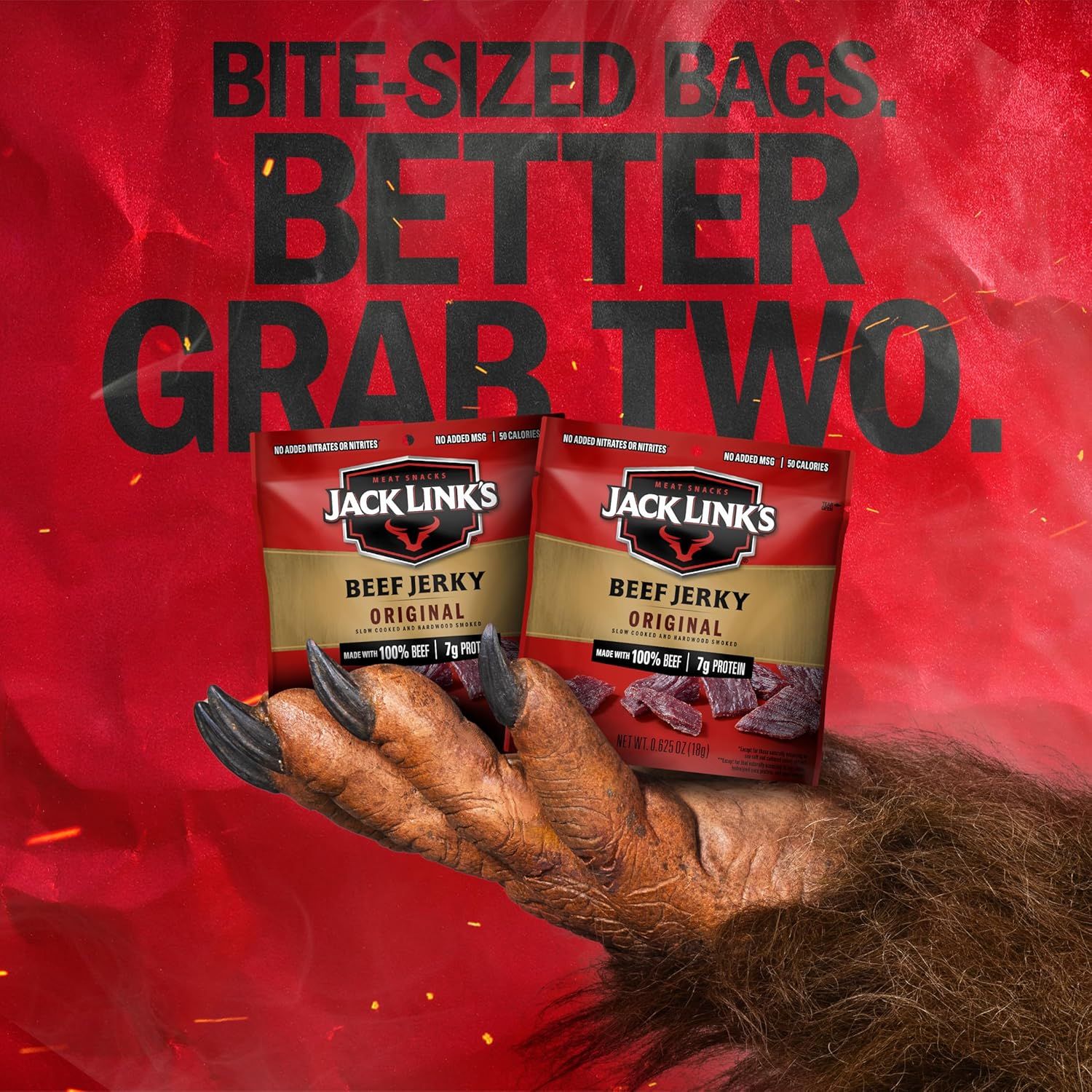 Communicates that the new bite-sized bags offer a more convenient, portable snacking format compared to larger bags, emphasizing improved grab-and-go…