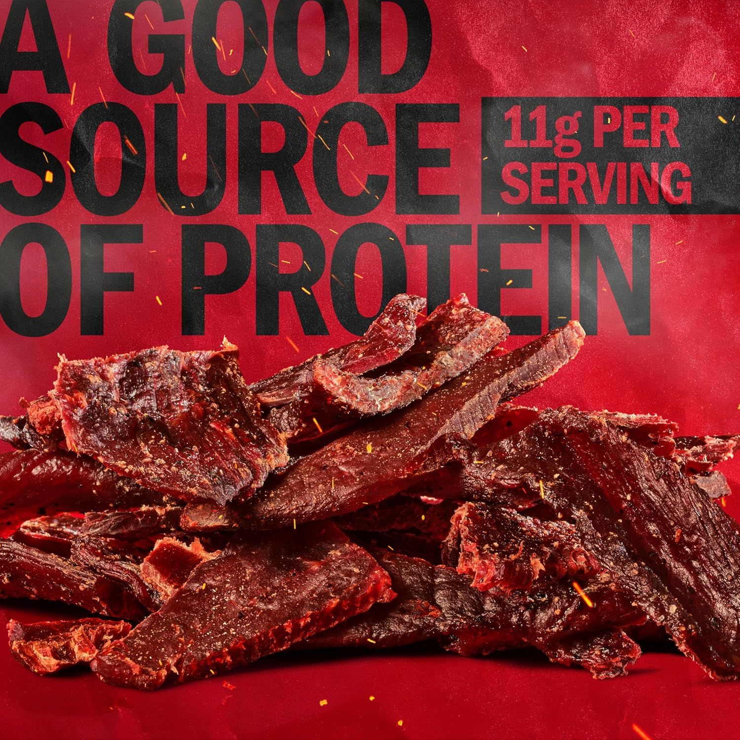 Communicates the product's high protein content (11g per serving) to appeal to health-conscious shoppers seeking nutritious snack options.