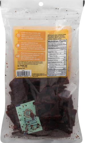 Shows the full product package including the visible product inside the clear bag and the nutrition facts panel, helping shoppers understand what they will…