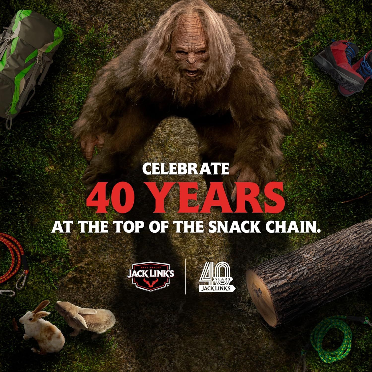 Celebrates Jack Link's 40-year anniversary and reinforces brand heritage and longevity in the snack industry, building trust and emotional connection with…