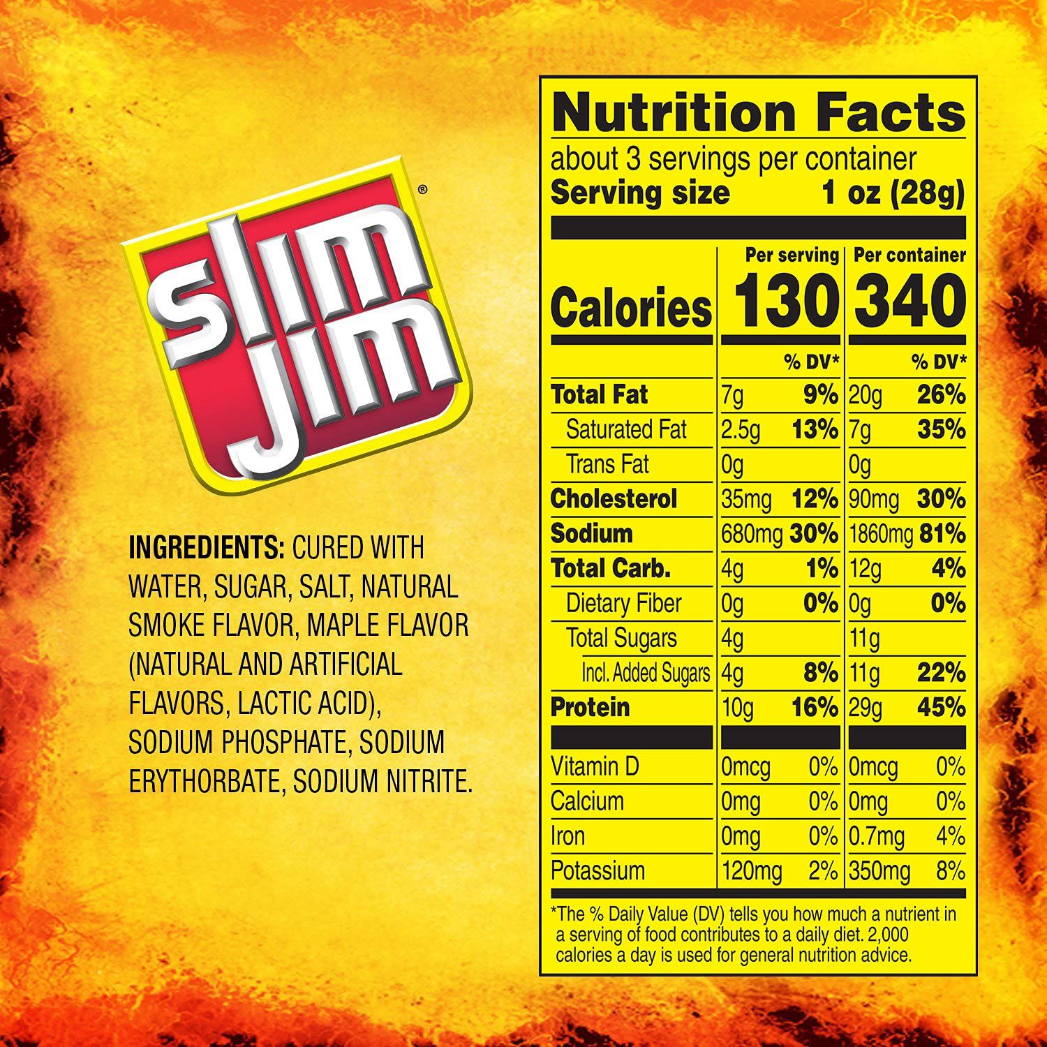 Provides mandatory nutritional information and ingredient transparency to help shoppers make informed dietary decisions and understand product composition.