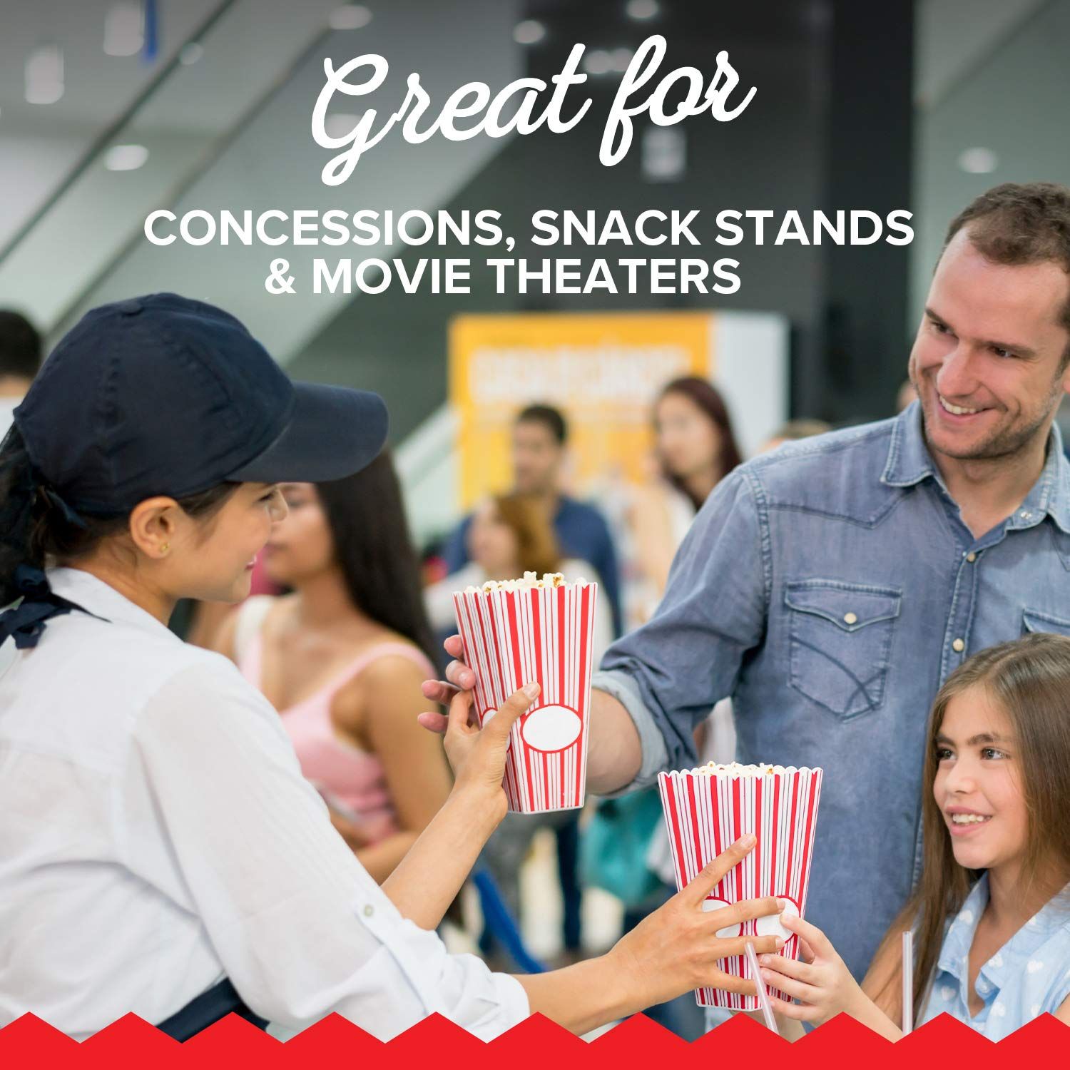 Demonstrates the product's versatility by showing it is suitable for multiple commercial and entertainment venue applications, reassuring B2B buyers of its broad utility.