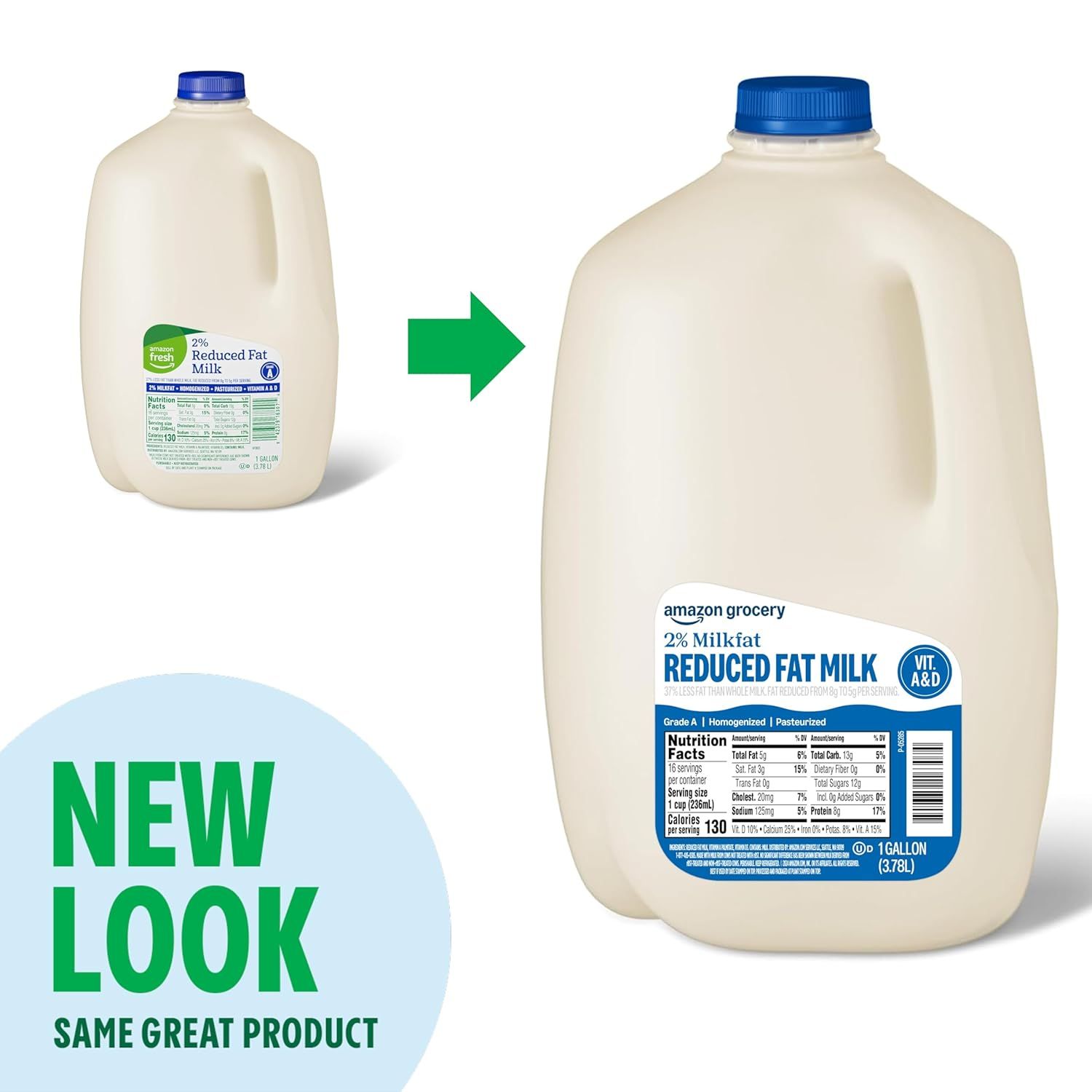 Reassures shoppers that the product remains the same despite new packaging, reducing confusion and maintaining brand trust during the transition.