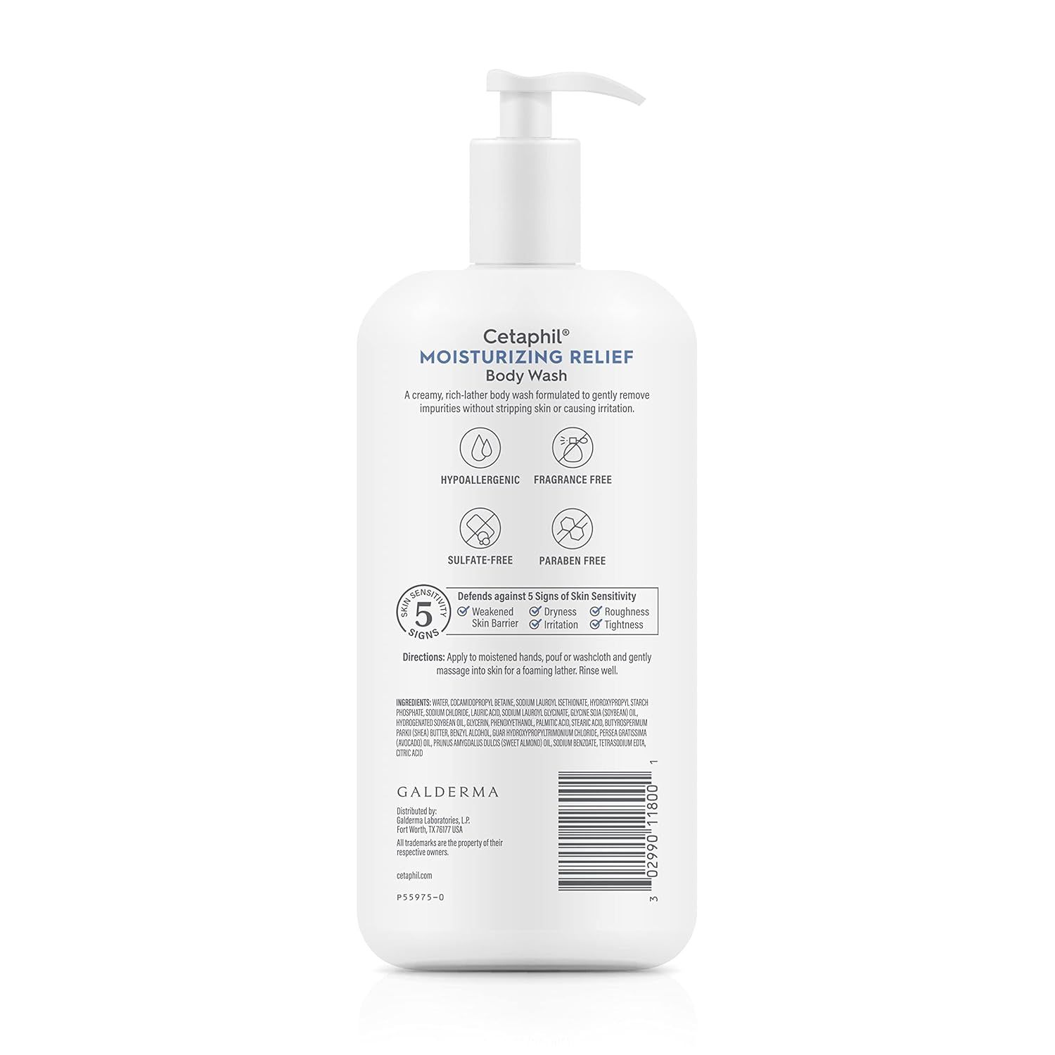 Displays the product bottle clearly on a white background to show the packaging design, branding, and product information in a clean catalog-style format.