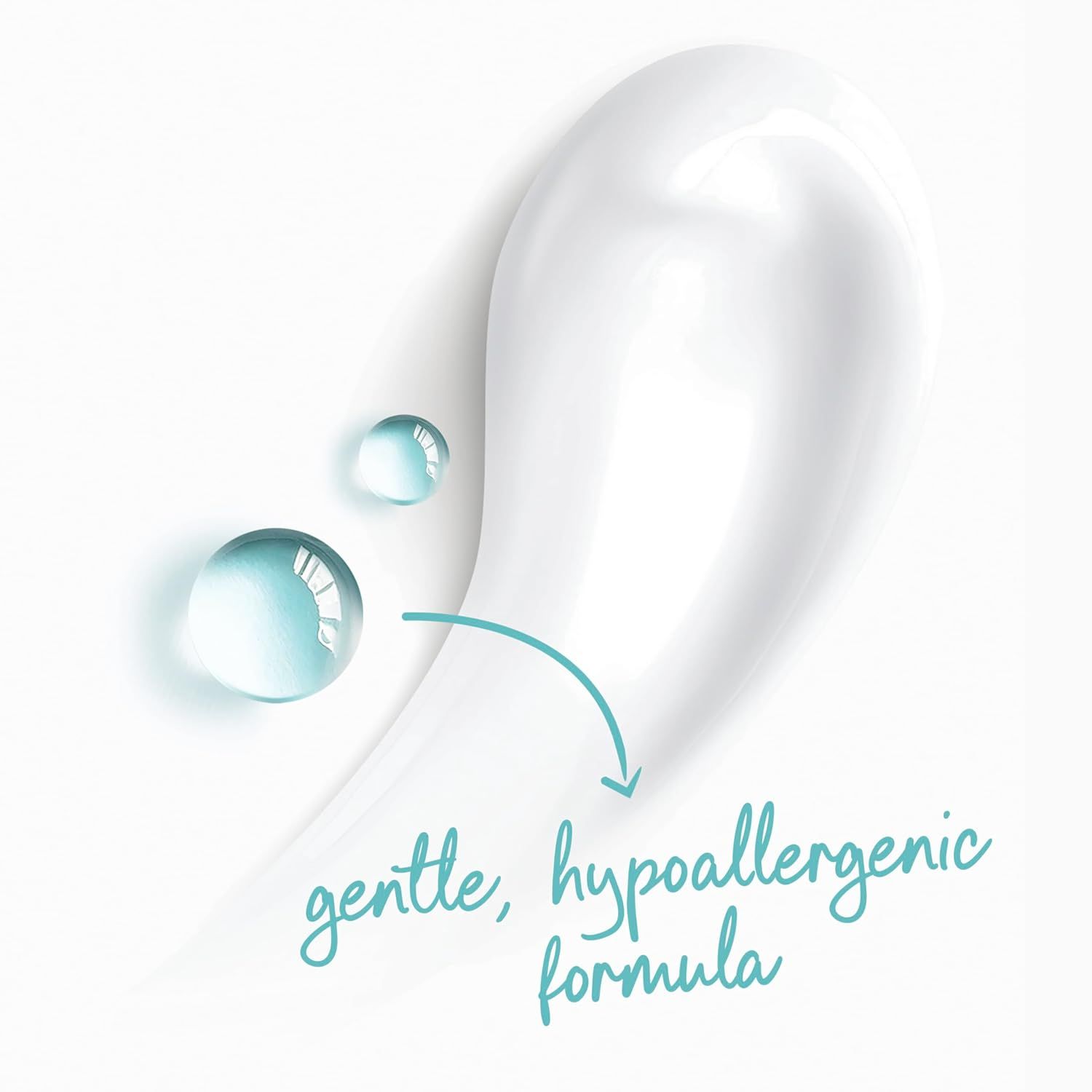 Communicates that the product is gentle and hypoallergenic, reassuring shoppers with sensitive skin that it is safe and non-irritating to use.