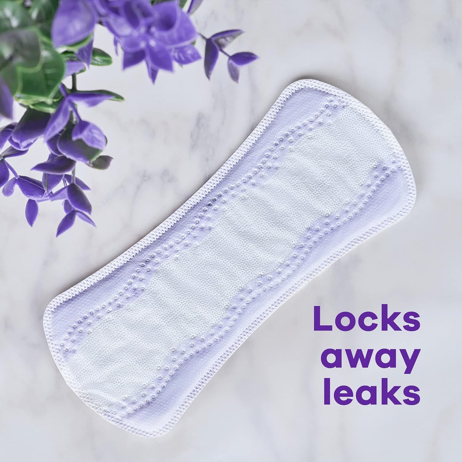Communicates the product's leak-locking capability to reassure shoppers about protection and reliability during use.