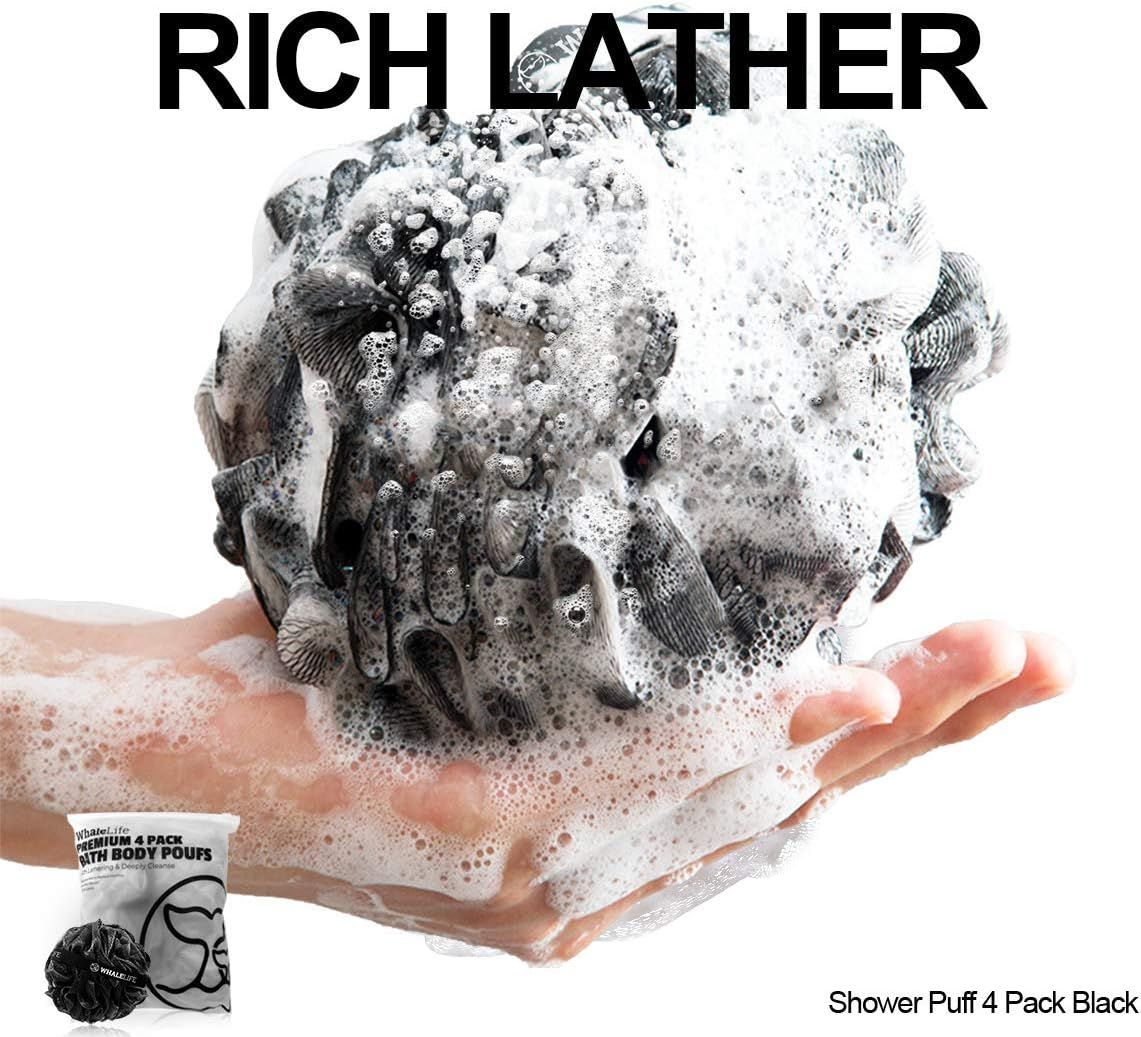 Demonstrates the product's ability to create an abundant, luxurious lather to communicate superior cleaning performance and a premium shower experience.