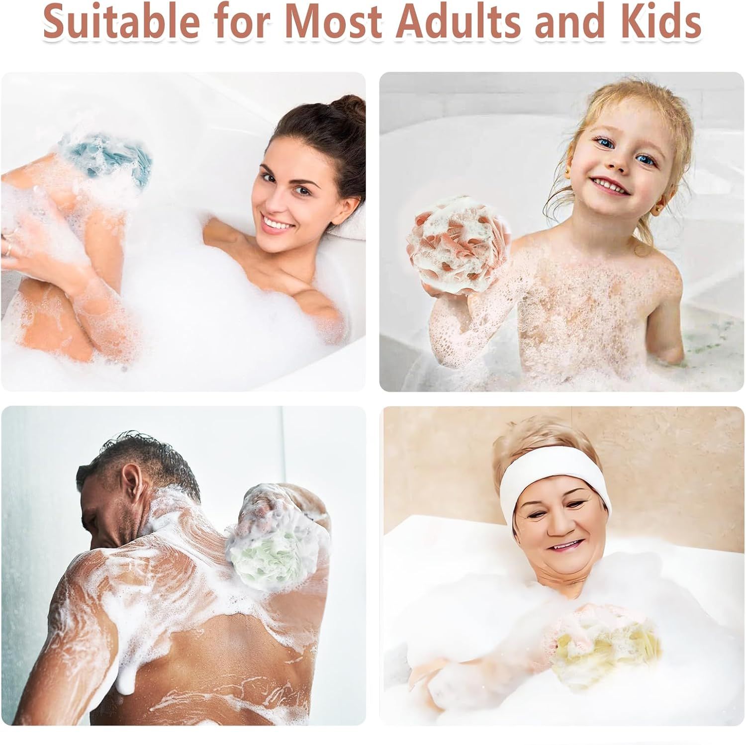 Demonstrates that the product is safe and suitable for multiple user groups—adults, children, men, and women—to reassure shoppers of its versatility and family-friendly nature. Communicates the…