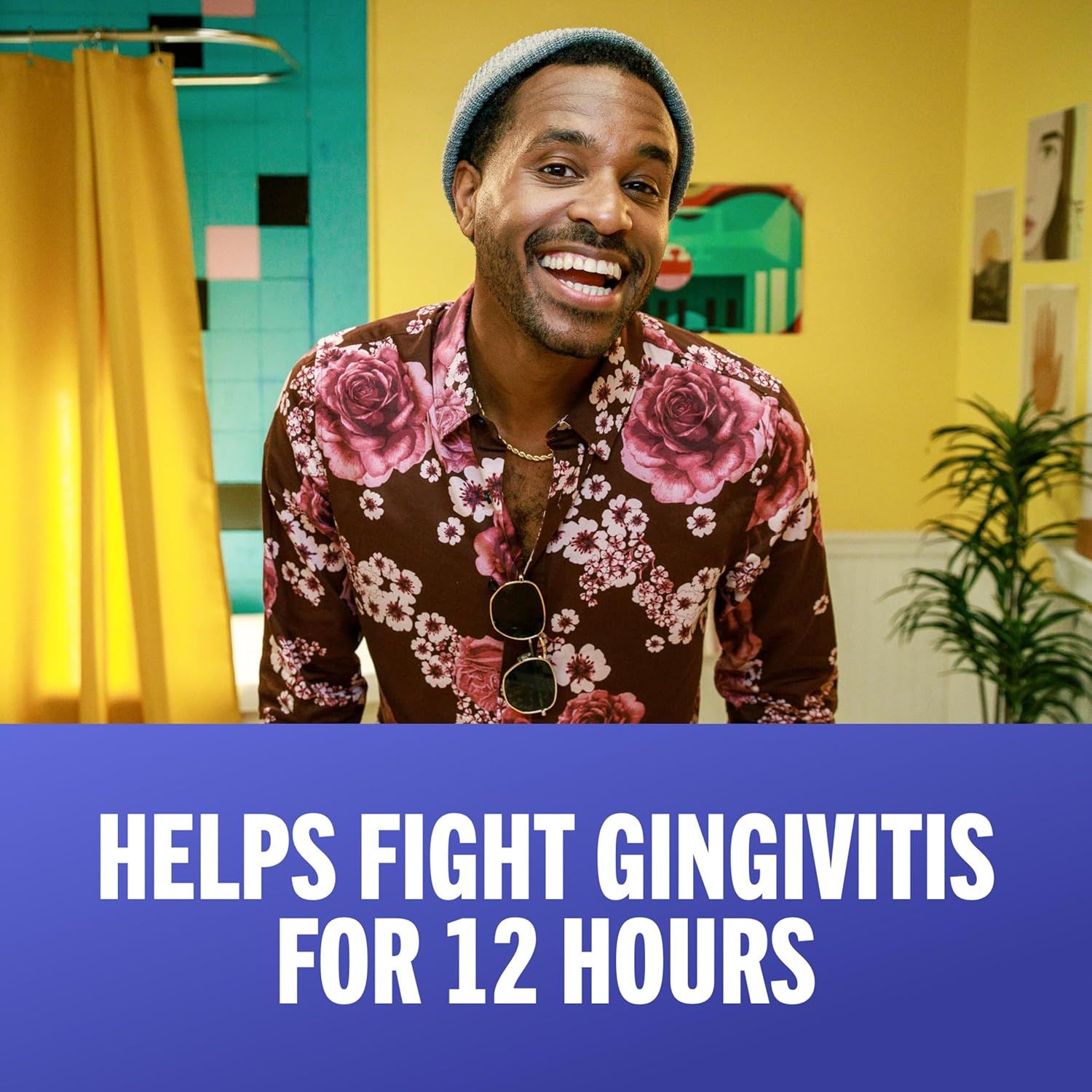 Communicates a specific time-based performance claim to reassure shoppers that the product provides extended protection against gingivitis for 12 hours. Highlights the primary health benefit of…