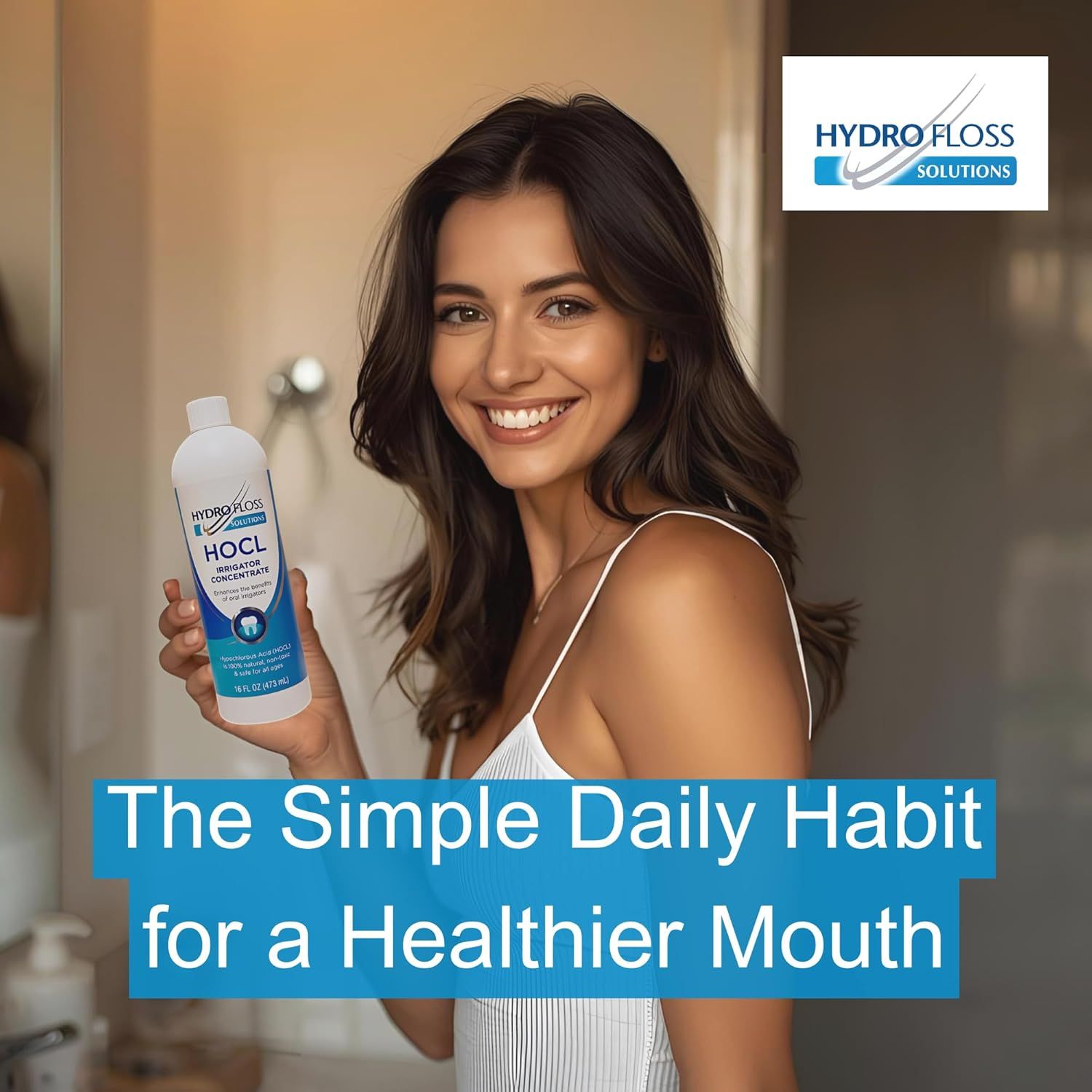 Communicates that using this product as a simple daily habit will lead to better oral health and a healthier mouth.
