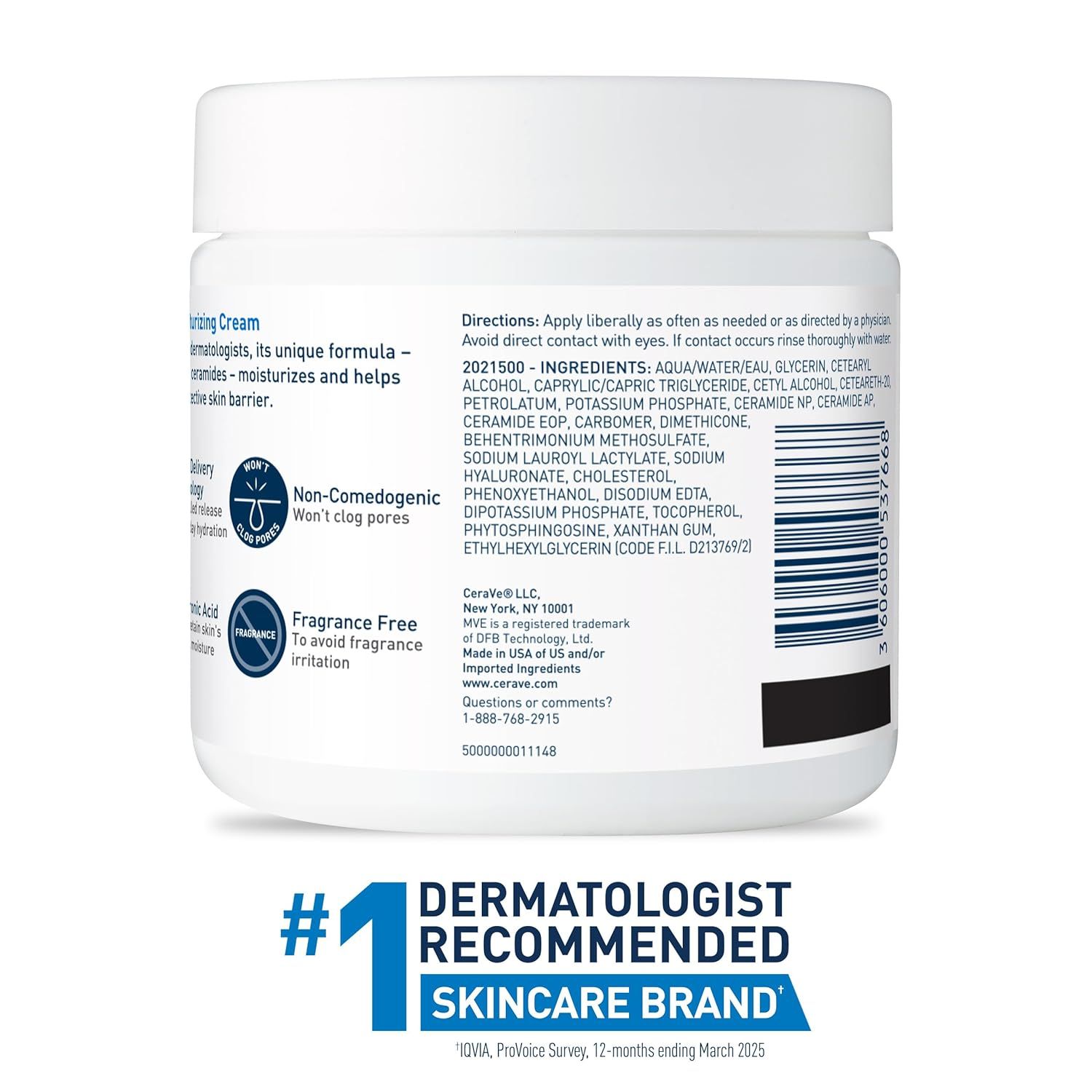 Communicates professional endorsement and credibility by highlighting that the brand is the #1 dermatologist recommended skincare brand, building trust with shoppers.