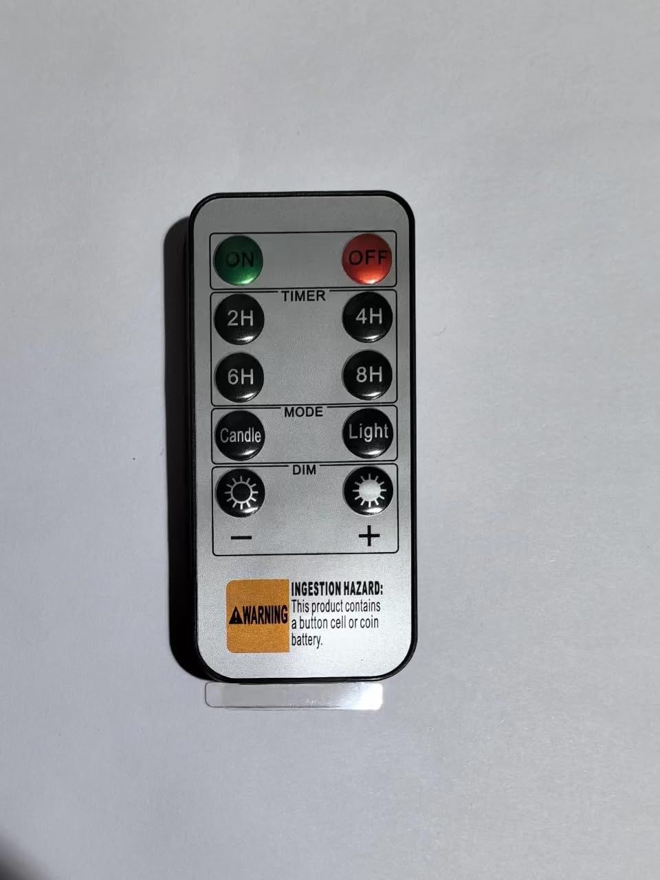 Demonstrates how to operate the product using the remote control, showing all available functions including timer settings, mode options, and dimming controls…