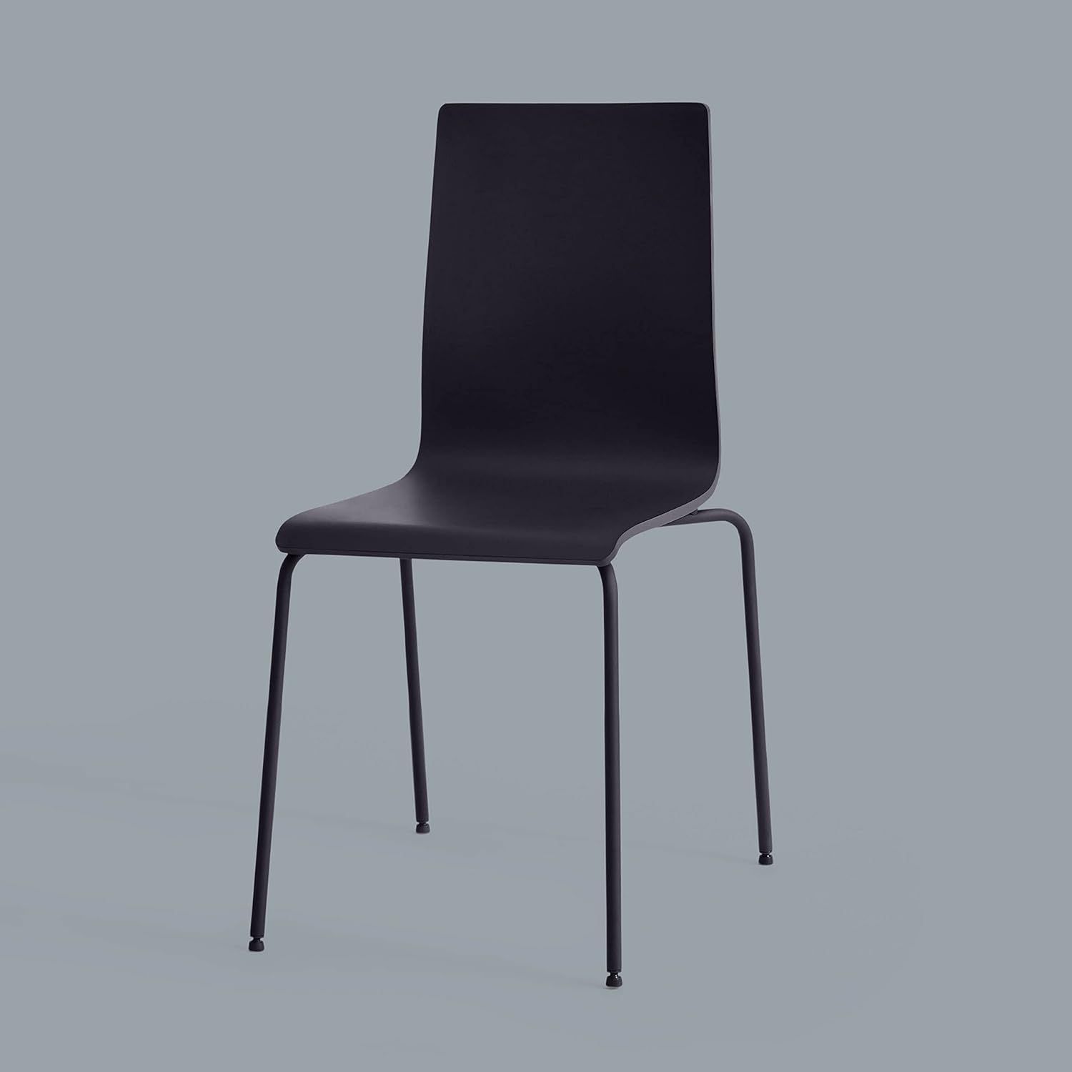 Provides a clear, unobstructed view of the chair's design and form on a neutral background for catalog presentation.