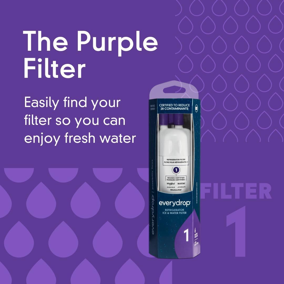 This image establishes brand identity and recognition by introducing 'The Purple Filter' as a distinctive product line, making it easy for shoppers to…