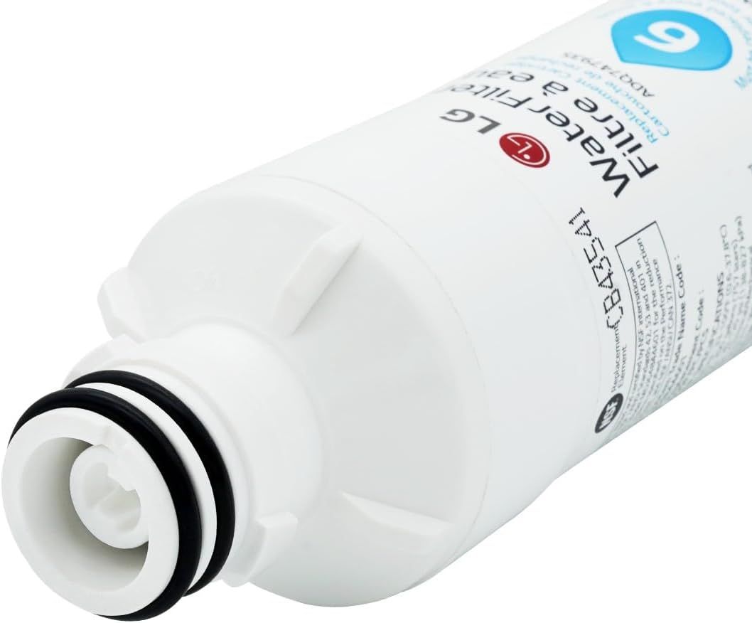 Provides a clean, catalog-style view of the water filter product and its packaging to show shoppers exactly what they will receive.
