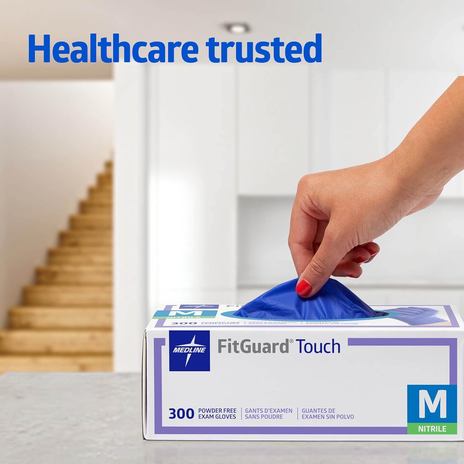 Communicates that the product is trusted by healthcare professionals, providing reassurance about quality and reliability for medical or personal use.