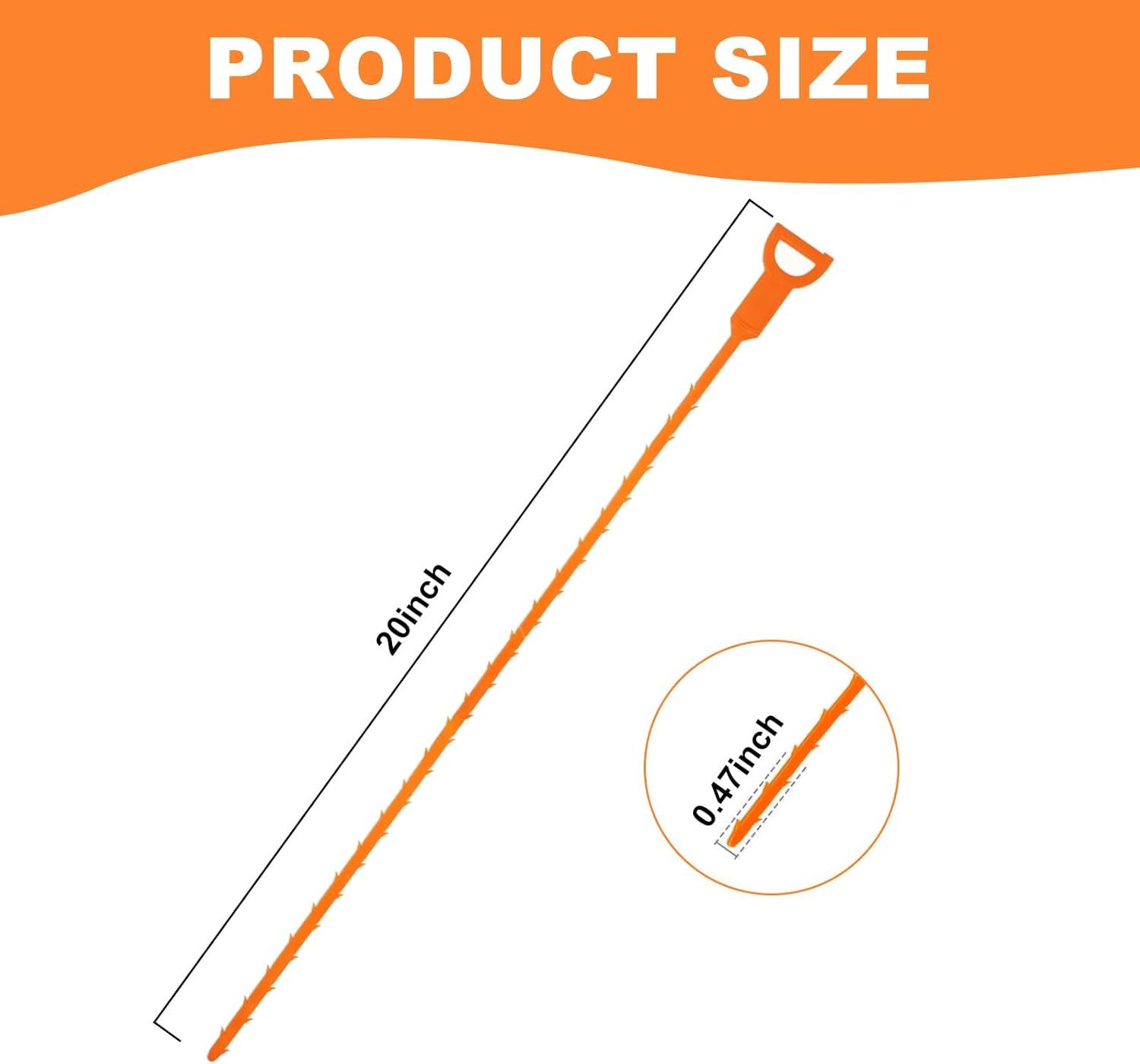 Communicates the exact physical dimensions of the product (20 inches length, 0.47 inch width) to help shoppers understand its size before purchase.