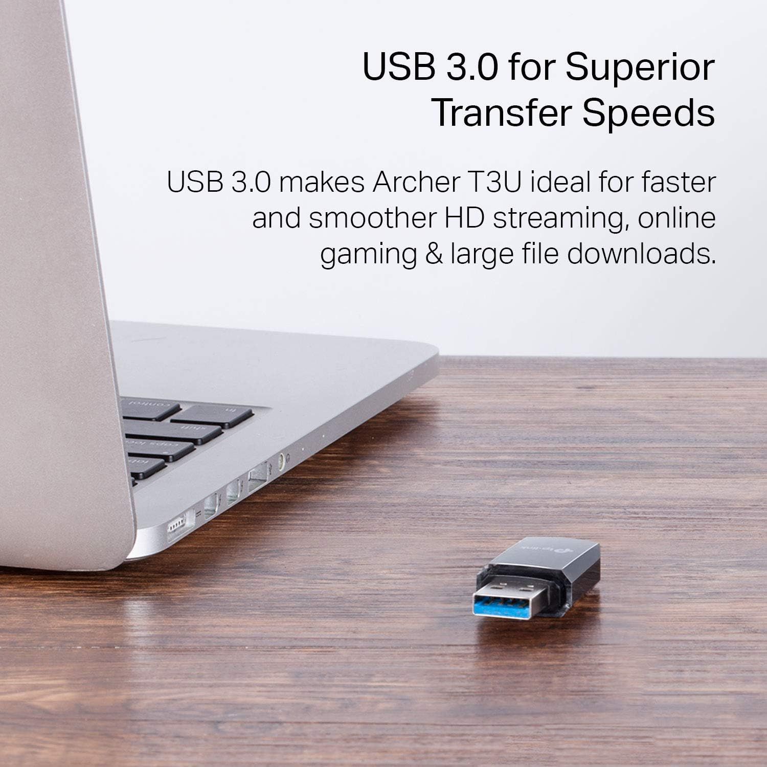 Demonstrates multiple use cases for the USB 3.0 adapter, showing shoppers the versatility and performance benefits across streaming, gaming, and file transfer…