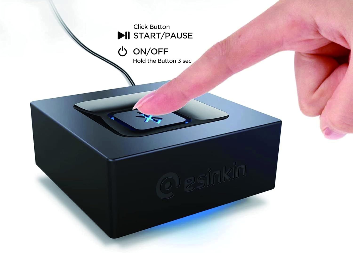Instructs the shopper on how to operate the device using the click button, explaining the start/pause and on/off functions to ensure ease of use. Highlights…