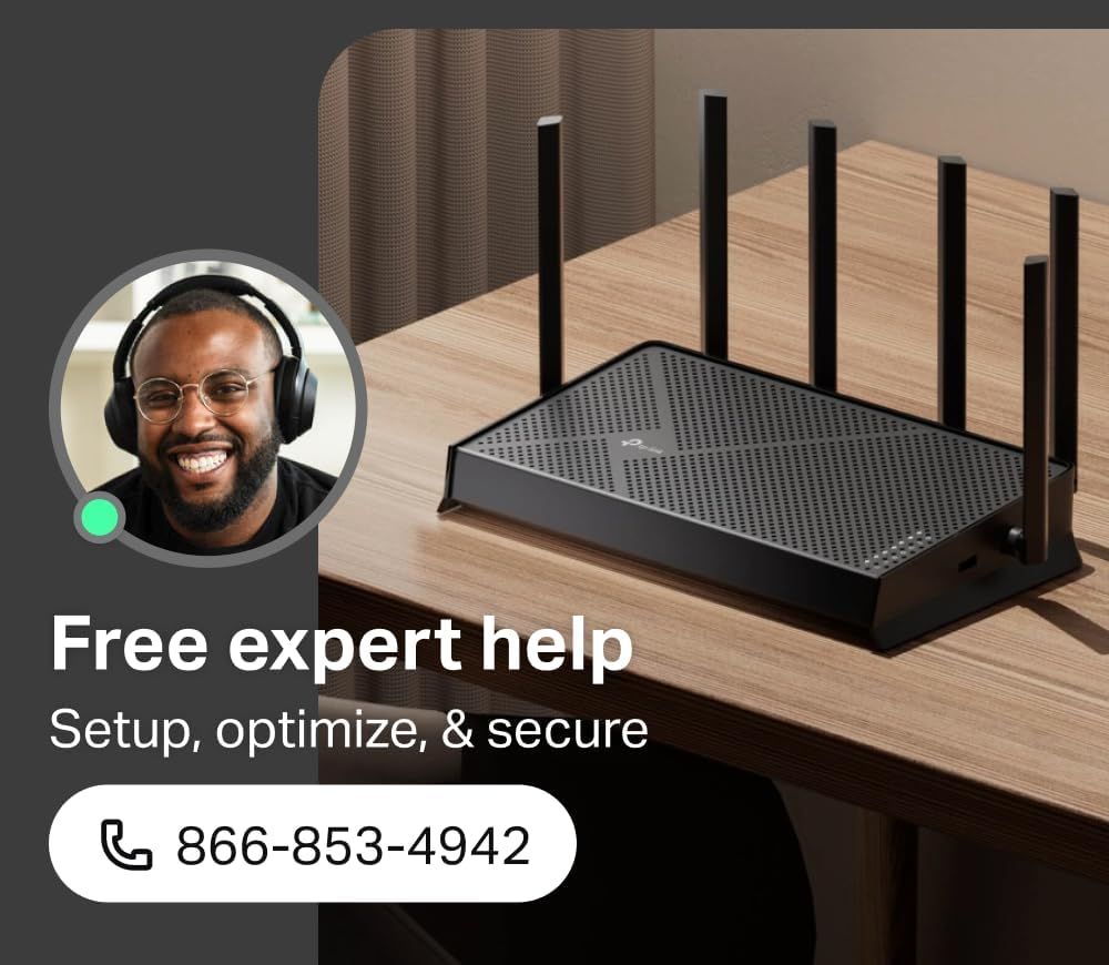 Communicates that free expert help is available for setup, optimization, and security, reassuring shoppers that they will receive professional support with…