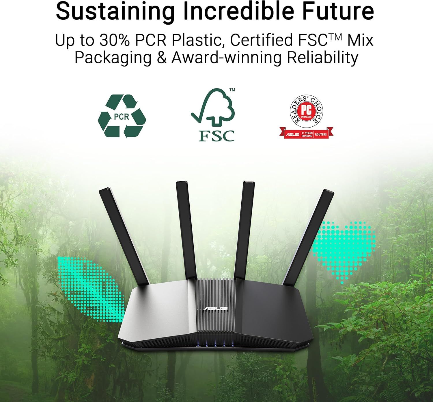 Communicates the product's environmental credentials through recycled materials and sustainable packaging certifications to appeal to eco-conscious shoppers. Highlights third-party recognition and…