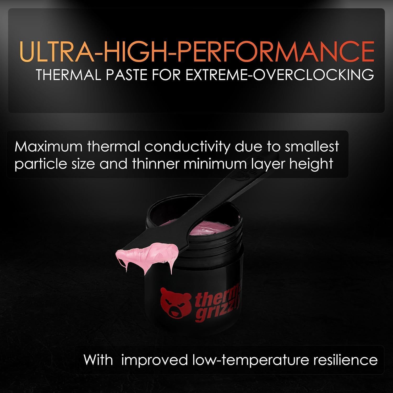 Communicates multiple technical benefits of the thermal paste to convince PC enthusiasts and overclockers that this product delivers superior heat transfer…
