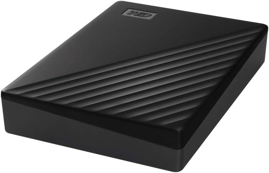 Provides a clean, catalog-style view of the external hard drive on a white background with no distractions, allowing shoppers to see the product design clearly.