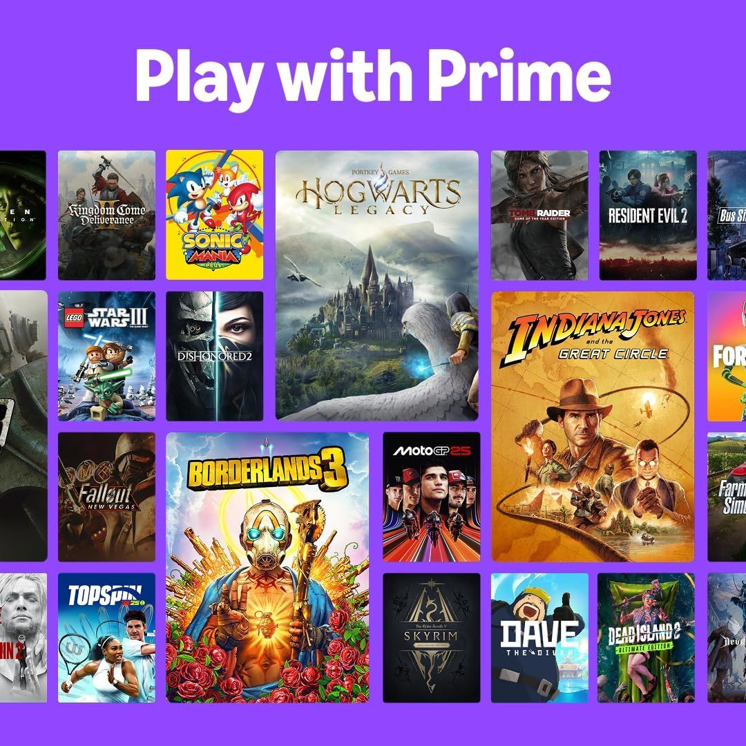 Showcases the breadth and variety of games available through Amazon Prime Gaming to communicate value and encourage membership or engagement with the Prime…