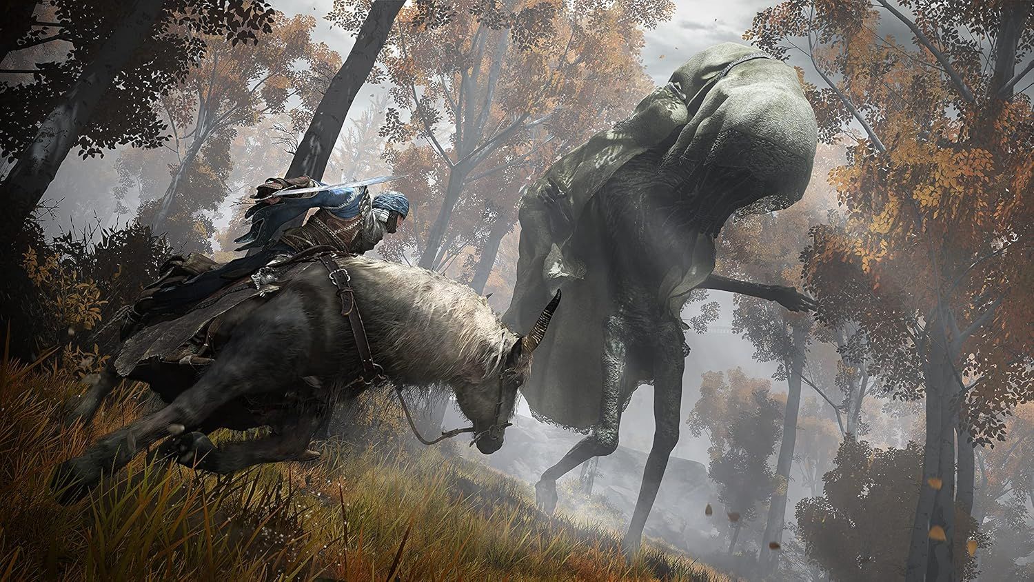 Showcases the product (video game) in an immersive, dramatic real-world gameplay context to evoke excitement and demonstrate the game's visual quality and epic scale.